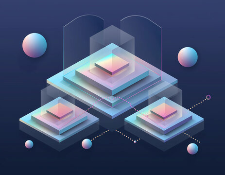 3d graphic of a business graph icon on a blackboard - Powered by Adobe