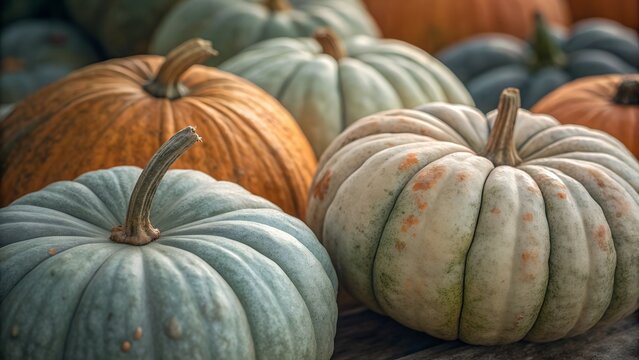 pumpkins for sale at market - Powered by Adobe