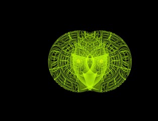 Imaginatory fractal abstract background Image