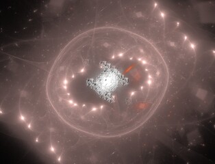 Imaginatory fractal abstract background Image