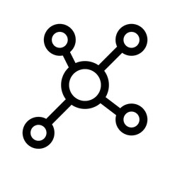 molecule reguler icon