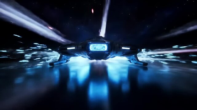 Spaceship Hyperdrive Speed.