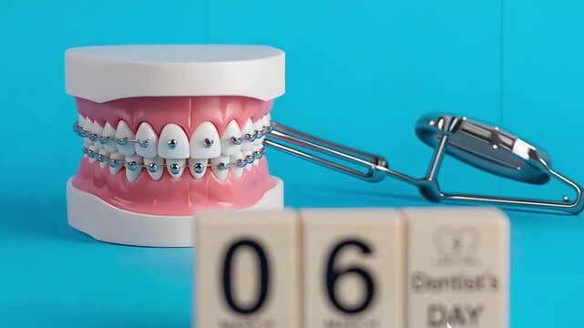 International Dentist's Day, patient at dentist's appointment