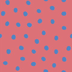 Seamless repeating pattern bright and vibrant in Christmas color combinations Christmas, snowy winter, sky concept. Vector background for gift wrap, surface design and other design projects