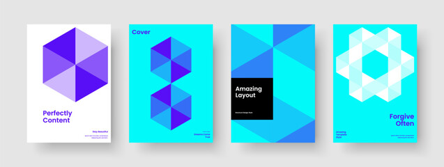 Modern Report Layout. Isolated Banner Design. Geometric Background Template. Brochure. Book Cover. Poster. Business Presentation. Flyer. Handbill. Catalog. Newsletter. Brand Identity. Pamphlet