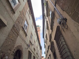 very nice view of lucca in tuscany