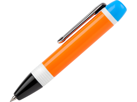 Ballpoint pen isolated on transparent background, perfect for school, office, and education designs.