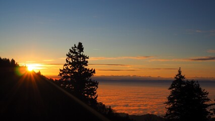 OLYMPUSonnenuntergang am Kandel mit InversionS DIGITAL CAMERA