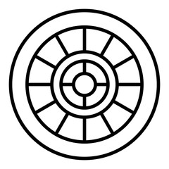 Obraz premium Dartboard Icon