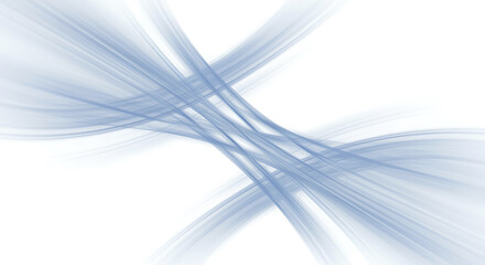 Abstract blue lines on white background intersecting design element backdrop modern clean simple graphic