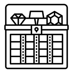 Obraz premium Treasure Icon