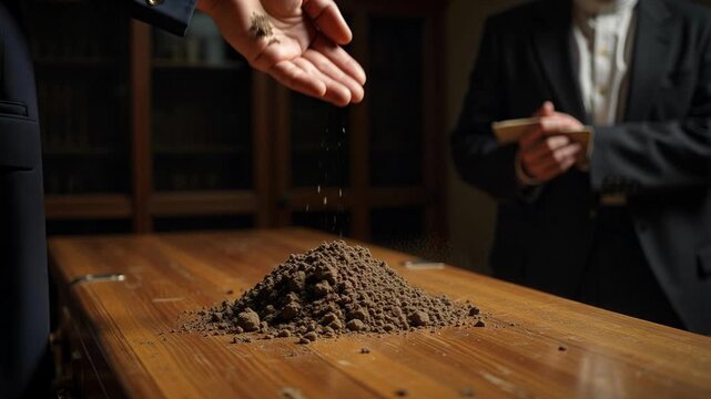 Battlefield farewell a soldier's tribute honor respect for the fallen, a solemn slow-motion moment. Remembrance, sacrifice, chaplain blessing