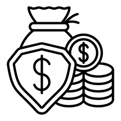 Secure money Icon