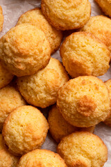 Tender coconut cookies made from ingredients