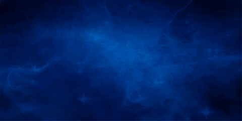 Dark blue abstract sky with smoke and light motion texture for backgrounds