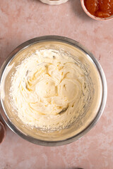 butter plate closeup whipped ingredient