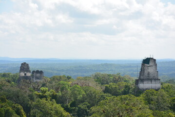 密林に浮かぶティカル遺跡