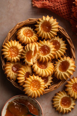 homemade cookies with jam 