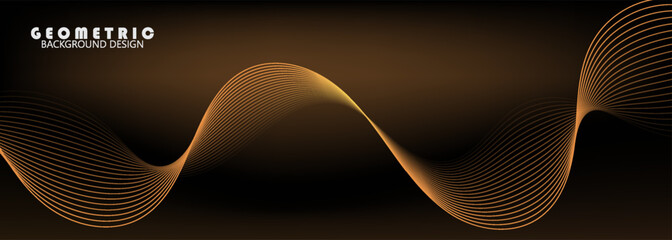 Black and Gold Award Background. Creative Concept Template. Classy Premium Wedding Card. Grand Luxury Decorative Banner. vector illustration