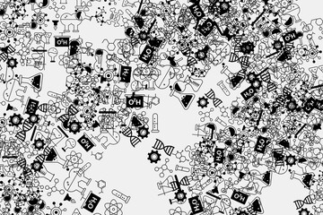 Chaotic Chemistry Flow