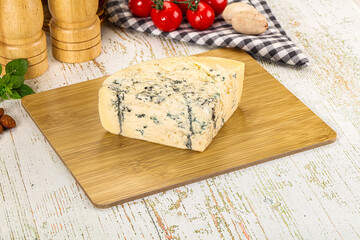 Gourmet blue cheese with mold