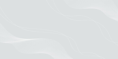 Vector white background with smooth lines minimalist eps 10.