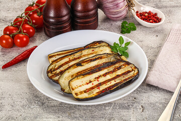  Vegan Grilled eggplant slices snack