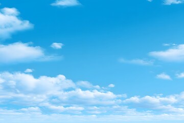 Obraz premium Blue Sky with Clouds