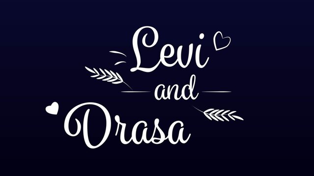 Elegant Wedding Titles