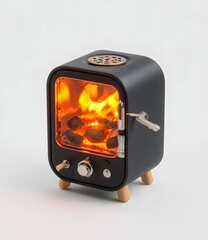 Miniature Retro Oven Fireplace