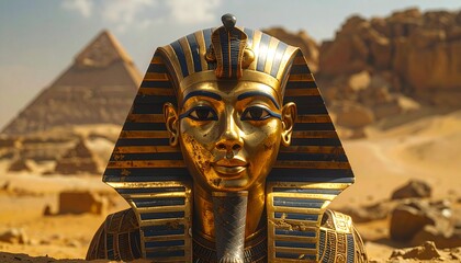 古代エジプト　ツタンカーメンの黄金のマスク