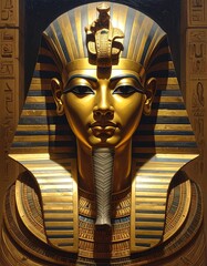 Goldene Maske des Tutanchamun – Ägyptisches Artefakt