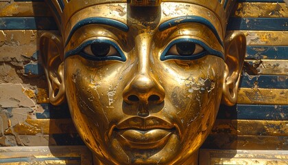Masque d’or de Toutânkhamon – Artéfact égyptien