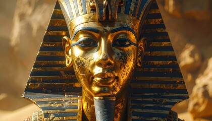 Maschera d’oro di Tutankhamon – Artefatto egizio