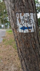 Szlak rowerowy, niebieski szlak turystyczny