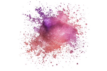 Glitter Splash Isolated on Transparent Background. Sparkling Glitter Paint Splash PNG.
