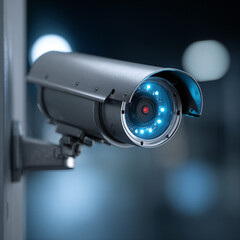 Surveillance Camera with Blue Light Technology