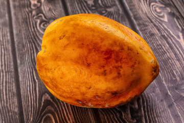Ripe sweet fresh whole papaya