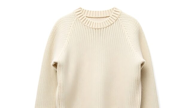 lambswool. A wool sweater shrunk after washing, showing textured fabric on a simple background. lifestyle magazines, social media lookbooks, designed for influencer and brand collaborations.