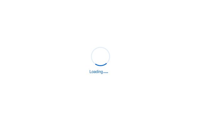Circle loading bar icon animation from 0 to 100% on background. Science Futuristic Loading. Loading Transfer Download 0-100% Loading bar and Motion graphics of icon concept.