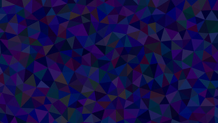 Fototapeta premium Abstract low poly background with a dark and mysterious vibe, featuring shades of blue, purple, and black for a modern and geometric design