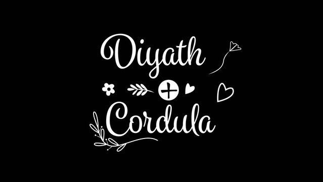 Elegant Wedding Title