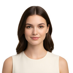 Fototapeta premium Portrait of Woman Face Beauty 