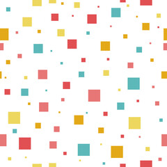 Abstract Square Colorful Seamless Pattern Design
