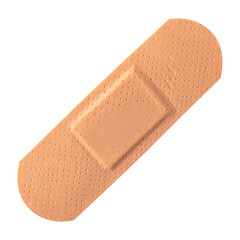 Adhesive bandage: A close-up shot of an adhesive bandage. Its texture and design speak to the promise of healing and protection.