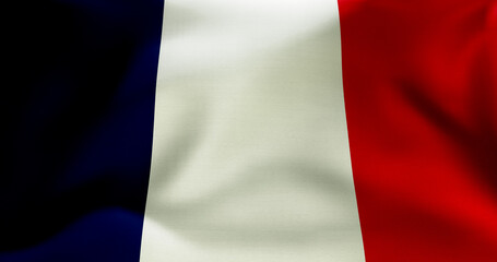 Flag of France waving high resolution 10K+ size