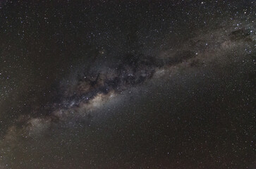 The milk way galaxy , shot from Sydney Australia