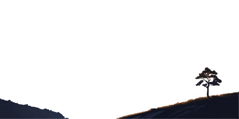 Abstract black and white paper texture with hand drawn floral border frame sign