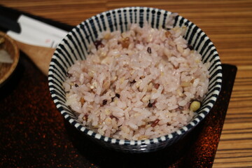 Bowl of Mixed Grain Rice