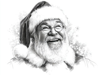 Santa coloring page
